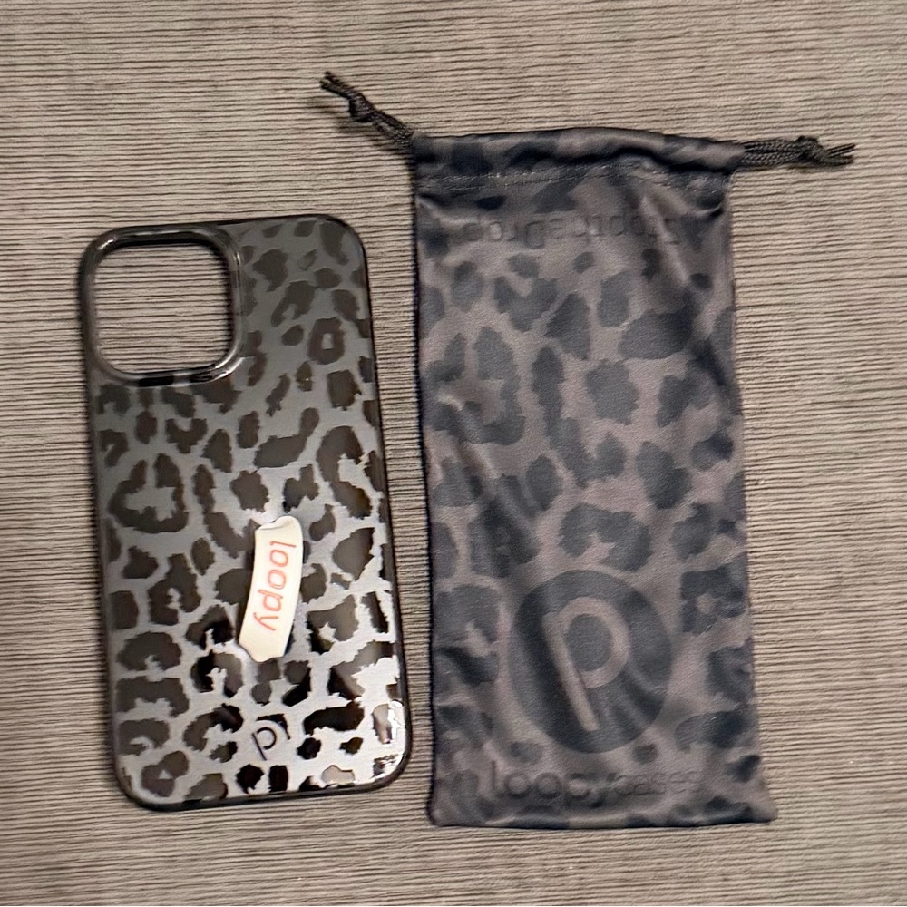 Loopy Case Midnight Leopard Phone Case - iPhone 13 max pro